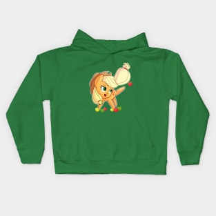 Chibi Applejack Kids Hoodie